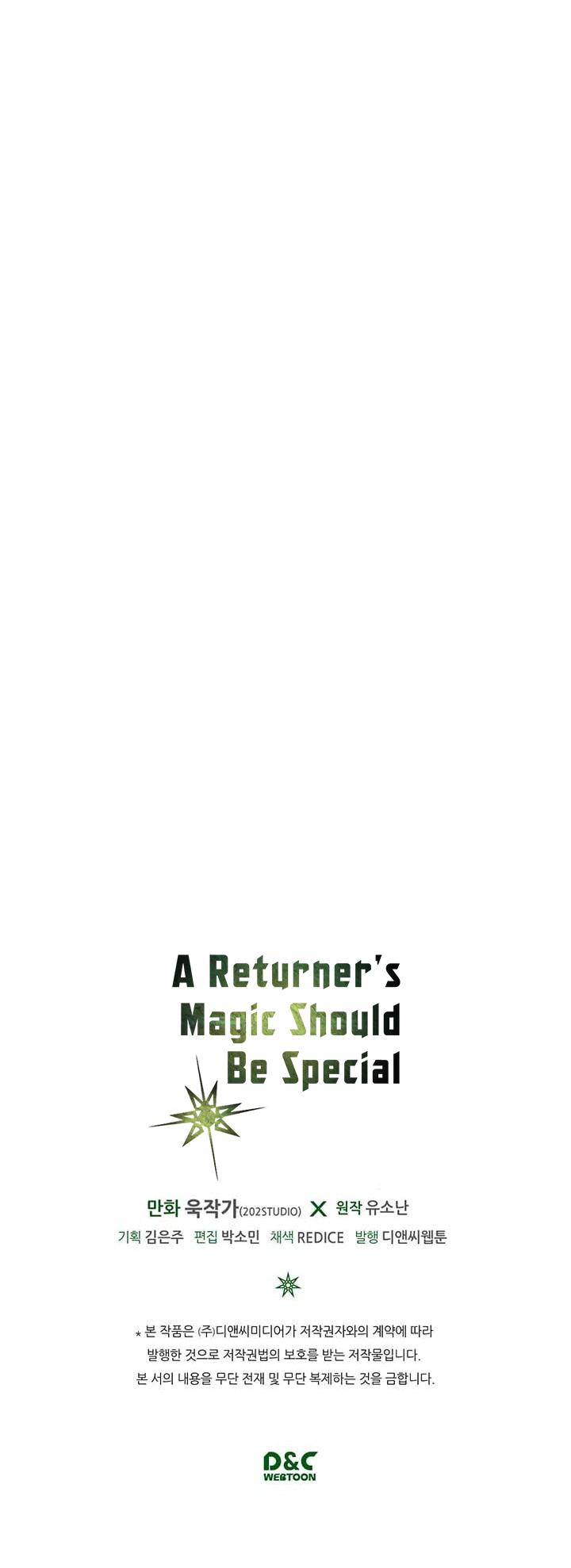 a returner's magic should be special chapter