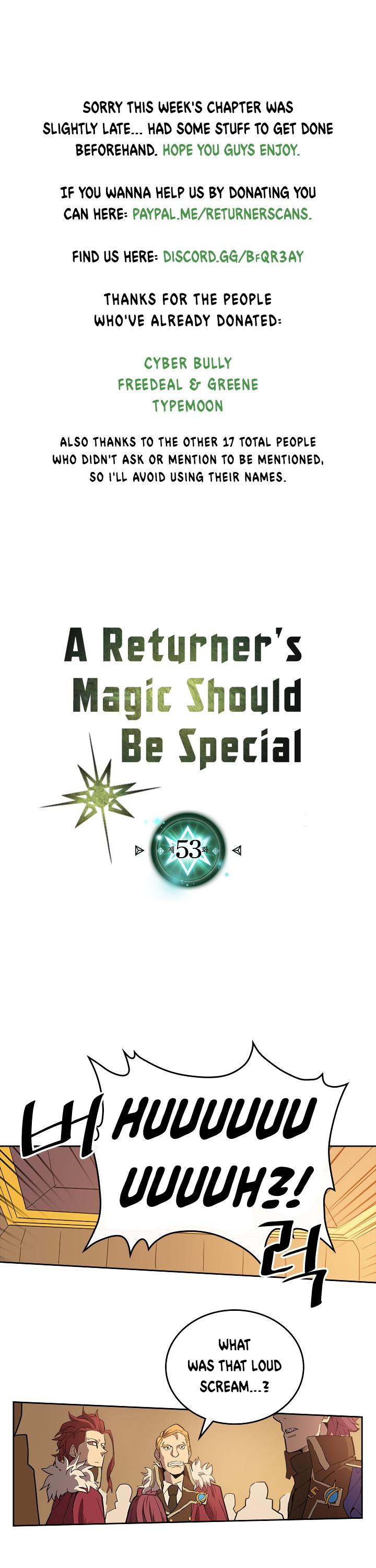 a returner's magic should be special chapter