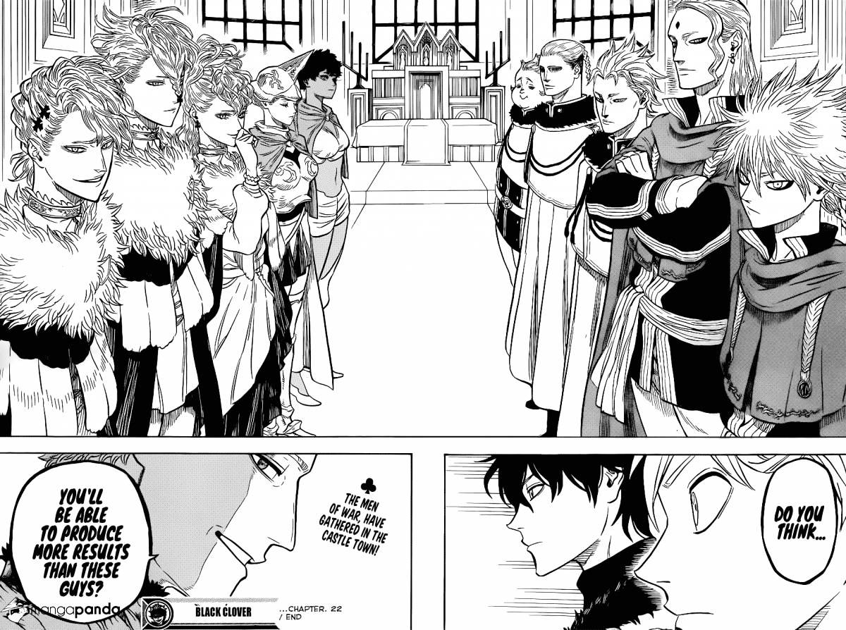 black clover, Chapter 22 : Gathering At The Kings Palace