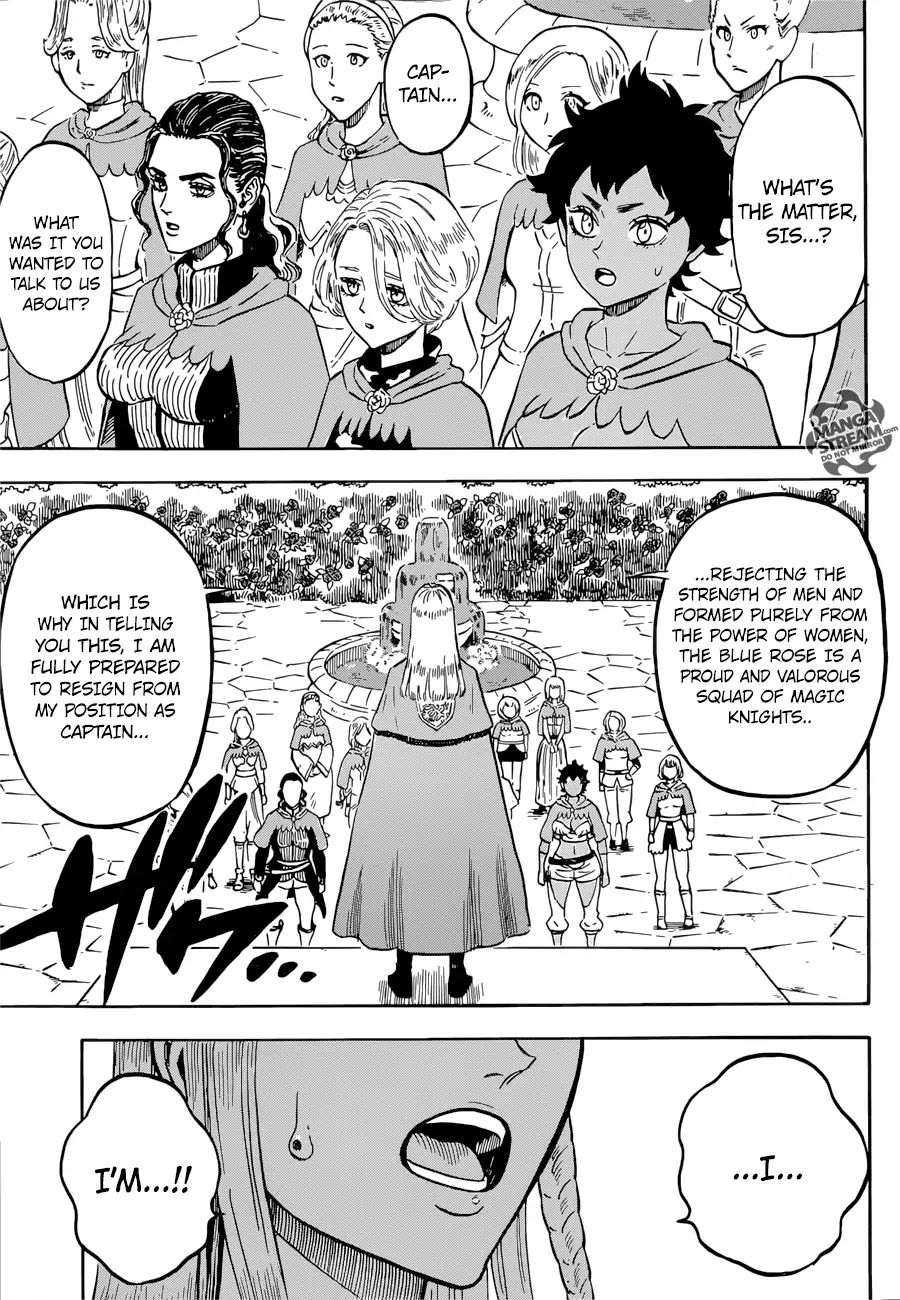 black clover, Chapter 221: The Rose's Confession