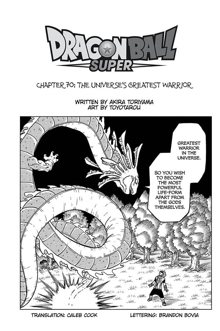 dragon ball super chapter