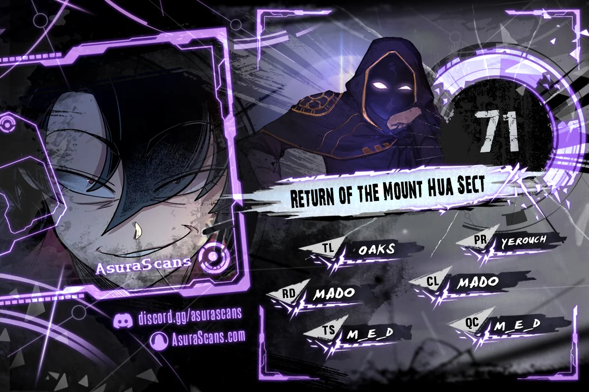 return of the mount hua sect chapter 71, return of the flowery mountain sect chapter 71, return of the blossoming blade chapter 71