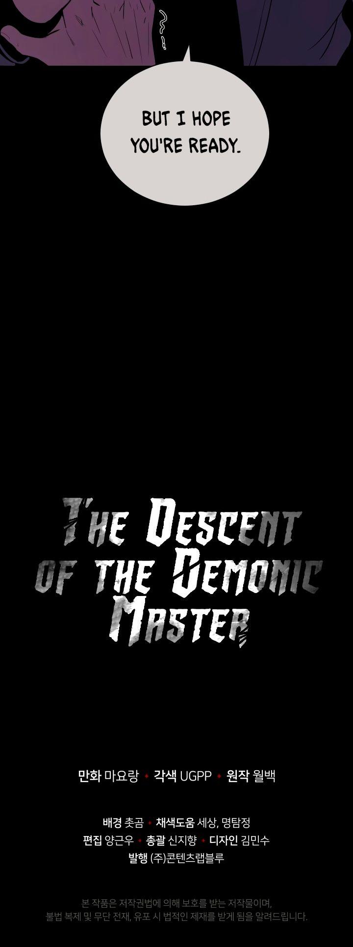 the descent of the demonic master chapter