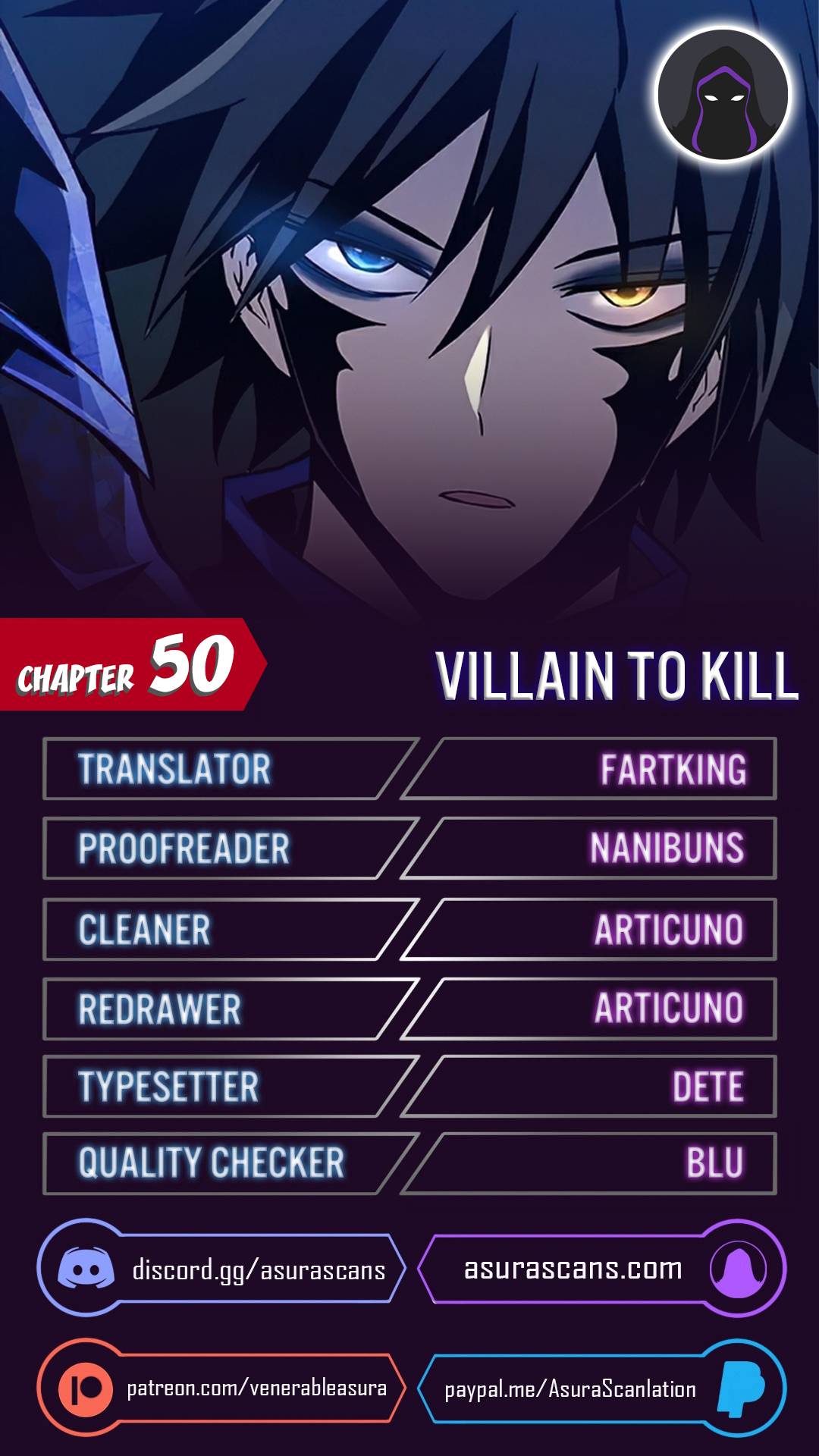 villain to kill Chapter 50